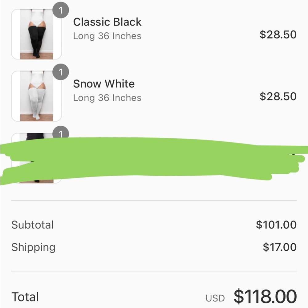 Thunda thighs plus size socks